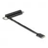 DeLOCK M.2 Key A+E PCIe x16 NVMe adapter, nurgeline, 20 cm kaabliga