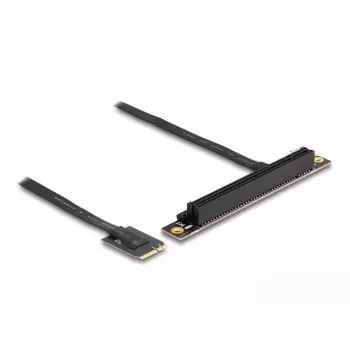 DeLOCK M.2 Key A+E PCIe x16 NVMe adapter, nurgeline, 20 cm kaabliga