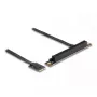 DeLOCK M.2 Key A+E PCIe x16 NVMe adapter, nurgeline, 20 cm kaabliga