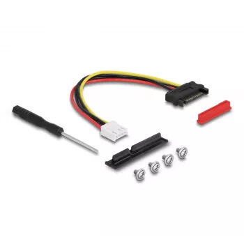DeLOCK M.2 Key A+E PCIe x4 NVMe adapter, nurga all, 20 cm kaabel