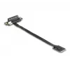 DeLOCK M.2 Key A+E PCIe x4 NVMe adapter, nurga all, 20 cm kaabel