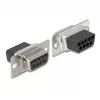 DeLOCK D-Sub 9 pin female to RJ50 female Assembly Kit hall