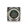 DeLOCK M12 adapter D-kodeeritud 4 kontaktiga emane RJ45 pesa otse