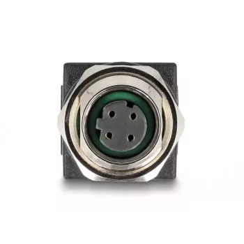 DeLOCK M12 adapter D-kodeeritud 4 kontaktiga emane RJ45 pesa otse