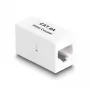 DeLOCK Adapter võrgukaabel RJ45 pesa – RJ45 pesa Cat.6A UTP 1m Valge