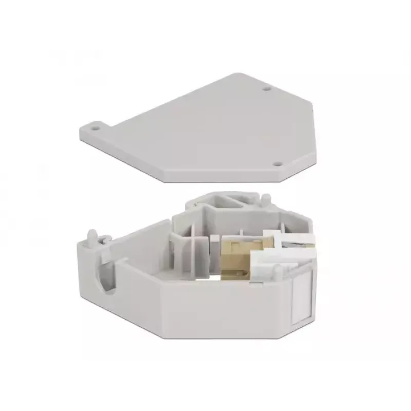 Keystone-moodul DELOCK 87167 — SC-SC adapter, hall, 60,1×59,4×21,6 mm