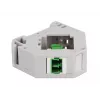 Keystone-moodul DELOCK 87192 — LC–LC duplex, värvid Roheline/Hall/Valge, 60,1×59,4×21,6 mm