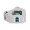 Keystone module DELOCK 87194 with LC to LC connectors, aqua/hall/Valge, 60.1×59.4×21.6 mm
