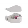 Keystone-moodul DELOCK 87195 LC-LC pistikutega, hall/violetne/valge, 60,1×59,4×21,6 mm