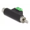 DeLOCK RCA isane ja RCA emane klemmiplaadi adapter 66056
