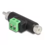 DeLOCK RCA isane ja RCA emane klemmiplaadi adapter 66056