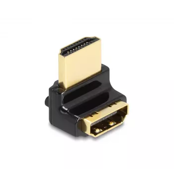 DeLOCK HDMI-adapter isane-emane 90° ülespoole nurga all 8K 60 Hz metallist