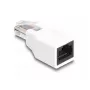 DeLOCK 88002 Kaablisoo adapter RJ50 Valge