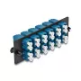 DeLOCK kiudoptiline adapterpaneel LC Duplex UPC 12 porti sinine