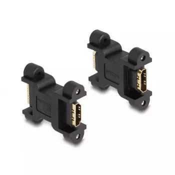DeLOCK HDMI adapter emane-emane kruviühendusega 66068 Must
