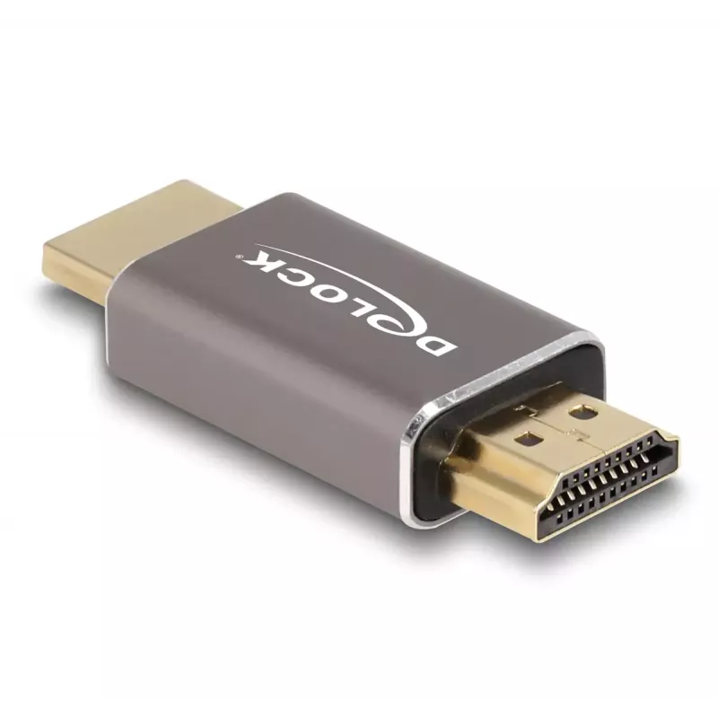 DeLOCK HDMI adapter isane-isanele 8K 60 Hz hall metallist