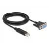 DeLOCK 67382 USB 2.0–RS-232 DB9 jadaadapter 1,8 m