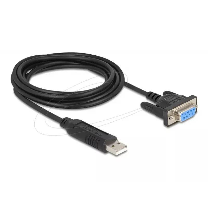 DeLOCK 67382 USB 2.0–RS-232 DB9 jadaadapter 1,8 m