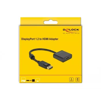 Adapter DisplayPort 1.2 isane HDMI emasele 4K Aktiivne DeLOCK 63585