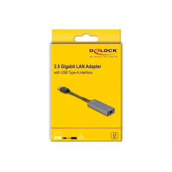 DeLOCK 66247 kaabel-adapter RJ-45 USB A Hall 0,09 m