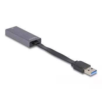 DeLOCK 66247 kaabel-adapter RJ-45 USB A Hall 0,09 m