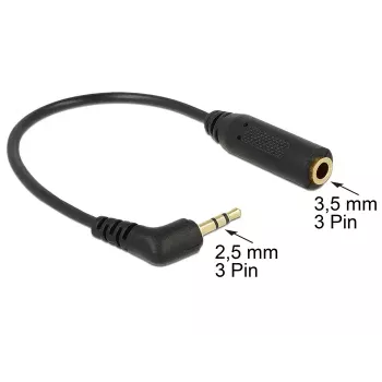 Audio kaabel DeLOCK 0.175m 2.5mm/3.5mm