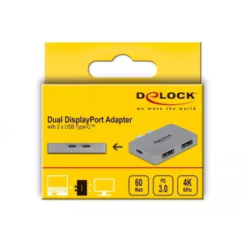 Kahekordne DisplayPort-adapter DeLOCK 64001 MacBookile