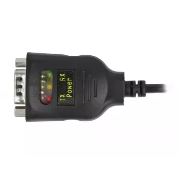 Jadakaabel DeLOCK 90494 USB USB-C RS-232 DB9 Must 0,35 m