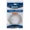 Intellineti võrguparanduskaabel, Cat6, 15 m, hall, CCA, U/UTP, PVC, RJ45, kullatud kontaktid, tõmbevaba, kaitsehülsiga, eluaegne garantii