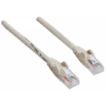 Intellinet Network patch-kaabel, Cat6, 20m, Hall, CCA, U/UTP, PVC, RJ45, Kullatud kontaktid, Tõmblukuta, Kaitsemuhviga, Eluaegne garantii