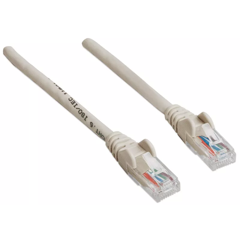 Intellinet Network patch-kaabel, Cat6, 20m, Hall, CCA, U/UTP, PVC, RJ45, Kullatud kontaktid, Tõmblukuta, Kaitsemuhviga, Eluaegne garantii