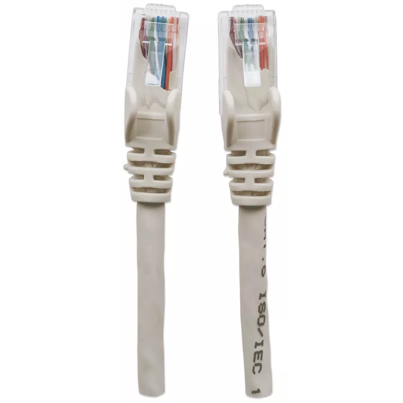 Intellinet Network patch-kaabel, Cat6, 20m, Hall, CCA, U/UTP, PVC, RJ45, Kullatud kontaktid, Tõmblukuta, Kaitsemuhviga, Eluaegne garantii