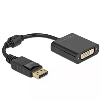 Adapter DisplayPort 1.1 isane DVI-D emasele Passiivne must DeLOCK 61008