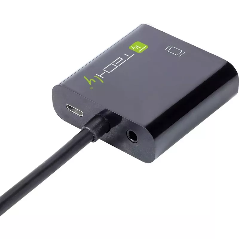 Techly muundur HDMI Mini C VGA-ks IDATA HDMI-VGA4, VGA (D-Sub), HDMI tüüp C (Mini), isane, emane, 1920 x 1080 pikslit, 1080p, 720p, 480p