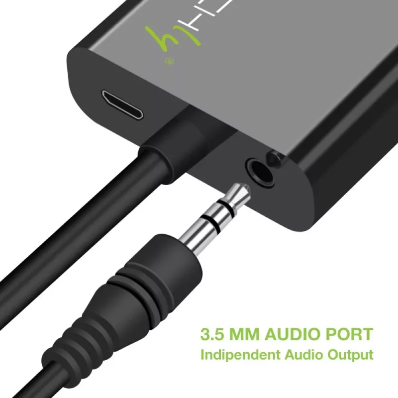 Techly muundur HDMI Mini C VGA-ks IDATA HDMI-VGA4, VGA (D-Sub), HDMI tüüp C (Mini), isane, emane, 1920 x 1080 pikslit, 1080p, 720p, 480p