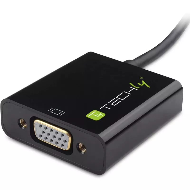 Techly muundur HDMI Mini C VGA-ks IDATA HDMI-VGA4, VGA (D-Sub), HDMI tüüp C (Mini), isane, emane, 1920 x 1080 pikslit, 1080p, 720p, 480p