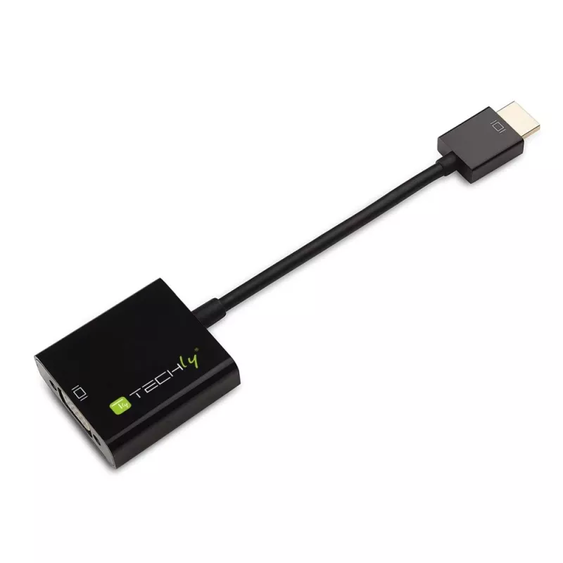 Techly muundur HDMI Mini C VGA-ks IDATA HDMI-VGA4, VGA (D-Sub), HDMI tüüp C (Mini), isane, emane, 1920 x 1080 pikslit, 1080p, 720p, 480p