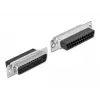 Koostekomplekt D-Sub 25 kontakti isane RJ45 emasesse DeLOCK 66648