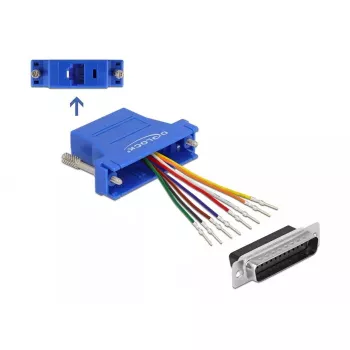 Koostekomplekt D-Sub 25 kontakti isane RJ45 emasesse DeLOCK 66648