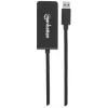 Manhattan USB-A–HDMI adapterkaabel, 60 cm, isane–emane, 5 Gbit/s (USB 3.2 Gen1 e. USB 3.0), 2560×1440 @ 32-bitine värv, Full HD video 1080p@16:9, must, blister