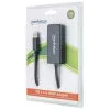 Manhattan USB-A–HDMI adapterkaabel, 60 cm, isane–emane, 5 Gbit/s (USB 3.2 Gen1 e. USB 3.0), 2560×1440 @ 32-bitine värv, Full HD video 1080p@16:9, must, blister