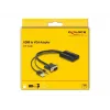 DeLOCK HDMI-VGA adapter heliga 25 cm HDMI Type A VGA D-Sub