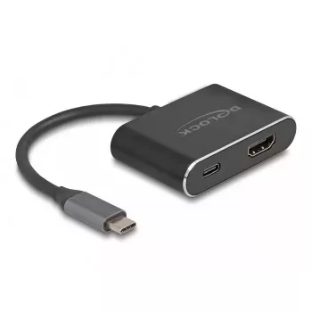 DeLOCK USB USB-C adapter HDMI-le 8K HDR toiteedastusega 100 W
