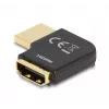 DeLOCK HDMI-adapter isane emasele 90° paremnurkne 8K 60 Hz metallist