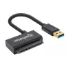 Manhattan USB-A to SATA 2.5 inch adapterkaabel, 42cm, Male to Male, 5 Gbps (USB 3.2 Gen1 aka USB 3.0), Supports 48-bit LBA, SuperSpeed USB, Three Year Warranty