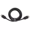 Manhattan HDMI 8K@60Hz kaabel Ethernetiga, 2 m, sertifitseeritud, sobib KÕIGIKS 8K, 4K ja 1080p/HD kasutuseks – uuendamiseks praegu või valmisolekuks, kui vaja, isane-isasele, must, 4K@120Hz, eluaegne garantii, ülikiire