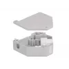 Keystone-moodul DELOCK 87163 — USB A kuni USB A, hall/valge, 60.1×59.4×21.6 mm