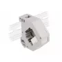 Keystone-moodul DELOCK 87163 — USB A kuni USB A, hall/valge, 60.1×59.4×21.6 mm