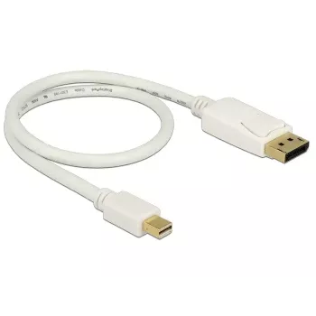 Mini DisplayPort - DisplayPort kaabel DeLOCK 83985 0,5 m valge