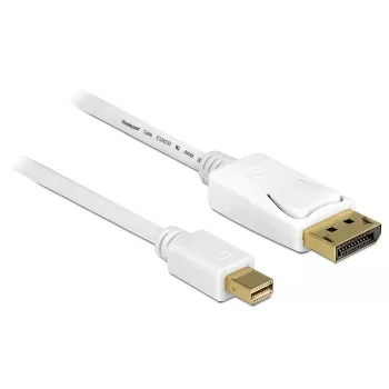 Mini DisplayPort - DisplayPort kaabel DeLOCK 83985 0,5 m valge
